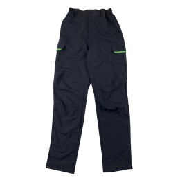 Largely designed multifunctional trousers with pockets, contrasting color flap design, elastic waist trousers, leg adjustment H302 Largely designed multifunctional trousers with pockets, contrasting color flap design, elastic waist trousers, leg adjustment H302